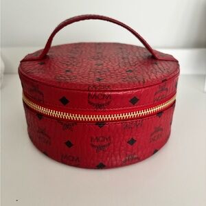 Authentic MCM cosmetic bag/top handle bag